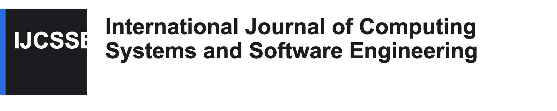International Journal of Computing Systems and Software Engineering logo